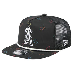 Los Angeles Angels Gummy Golfer Trucker Adjustable Hat Black | New Era