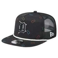 Detroit Tigers Gummy Golfer Trucker Snapback Hat Black | New Era