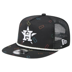 Houston Astros Gummy Golfer Trucker Adjustable Hat Black | New Era