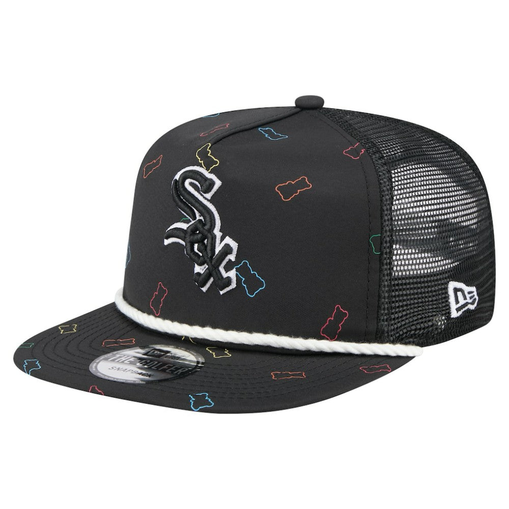 Chicago White Sox Gummy Golfer Trucker Snapback Hat Black | New Era