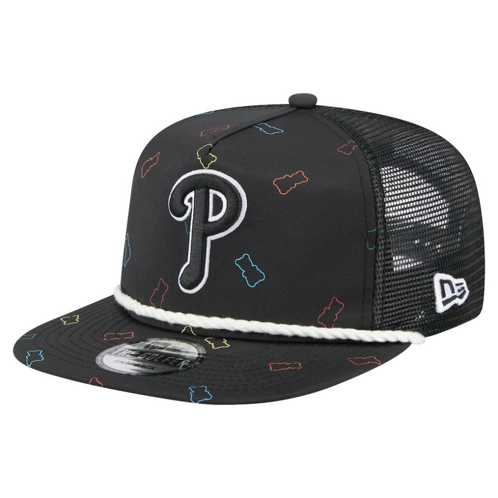 Philadelphia Phillies Gummy Golfer Trucker Adjustable Hat Black | New Era