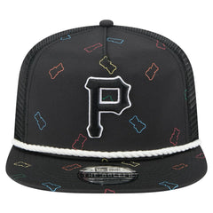 Pittsburgh Pirates Gummy Golfer Trucker Snapback Hat Black | New Era