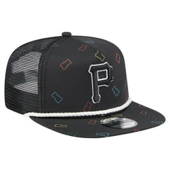 Pittsburgh Pirates Gummy Golfer Trucker Snapback Hat Black | New Era