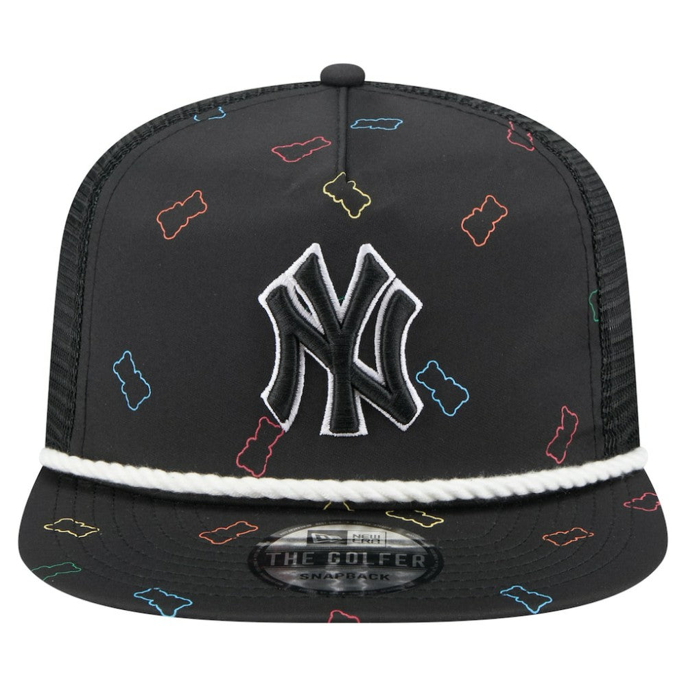 New York Yankees Gummy Golfer Trucker Adjustable Hat Black | New Era