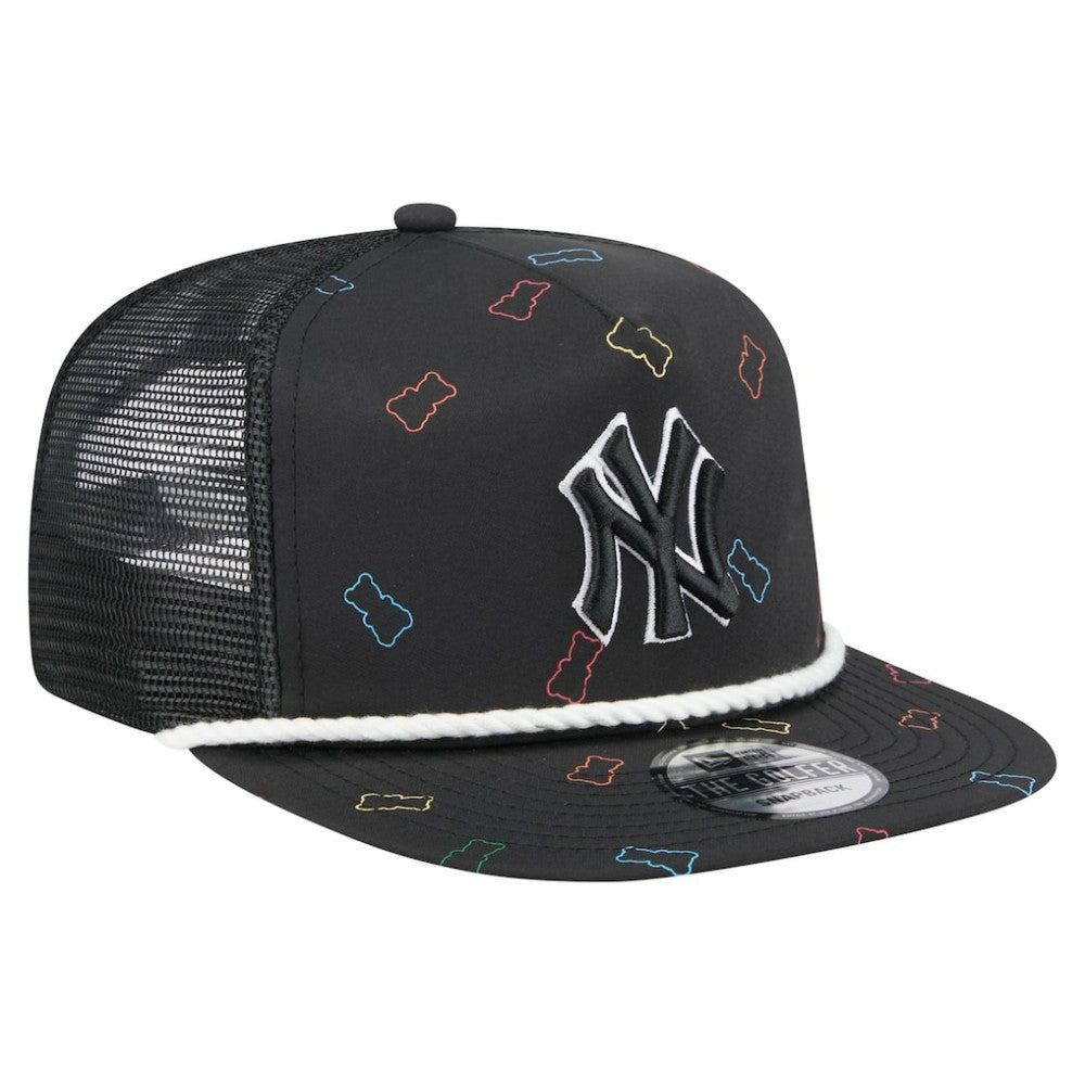 New York Yankees Gummy Golfer Trucker Adjustable Hat Black | New Era