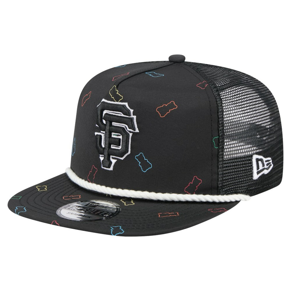 San Francisco Giants Gummy Golfer Trucker Adjustable Hat Black | New Era