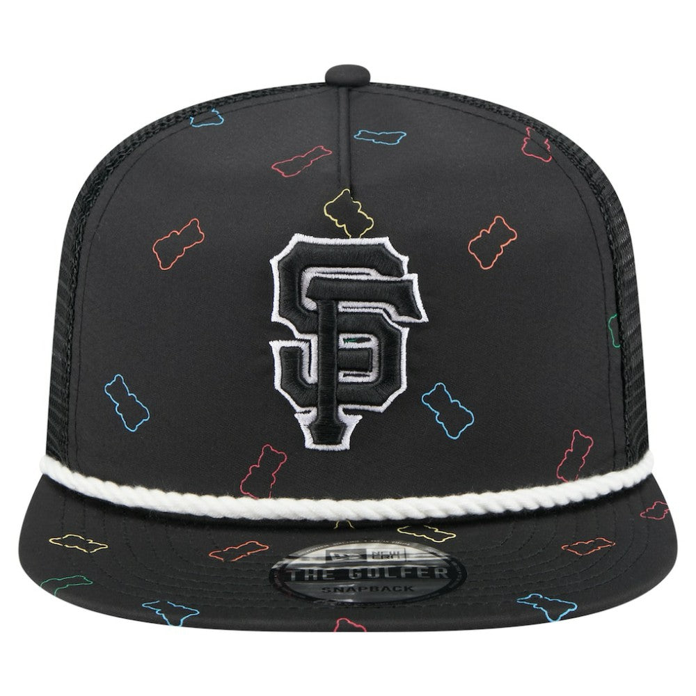 San Francisco Giants Gummy Golfer Trucker Adjustable Hat Black | New Era