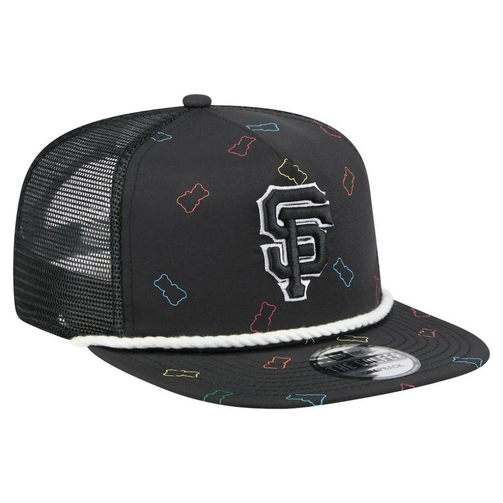 San Francisco Giants Gummy Golfer Trucker Adjustable Hat Black | New Era