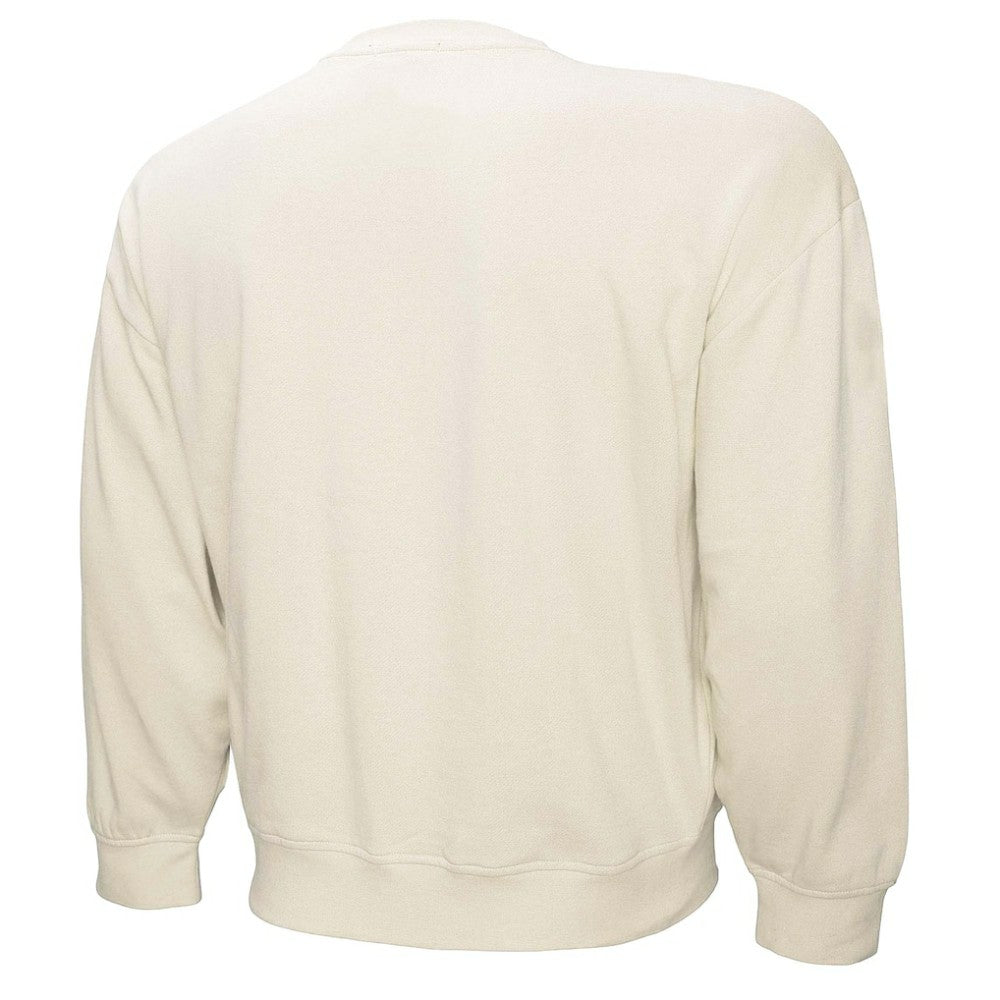 Houston Astros Women's Cooperstown Collection Laurel Crew Pullover Sweatshirt Cream | Mitchell & Ness