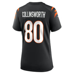Cris Collinsworth Cincinnati Bengals Women's Team Retired Player Game Jersey - Black