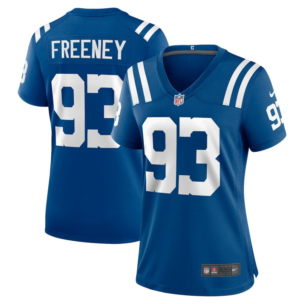 Dwight Freeney Indianapolis Colts Women's Team Retired Player Game Jersey - Royal