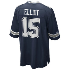 Ezekiel Elliott Dallas Cowboys Team Game Jersey - Navy
