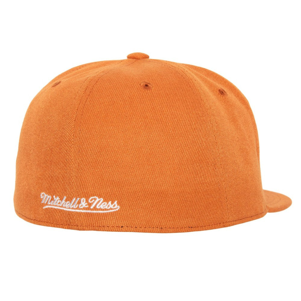 Houston Astros Cooperstown Collection Fitted Hat Orange | Mitchell & Ness