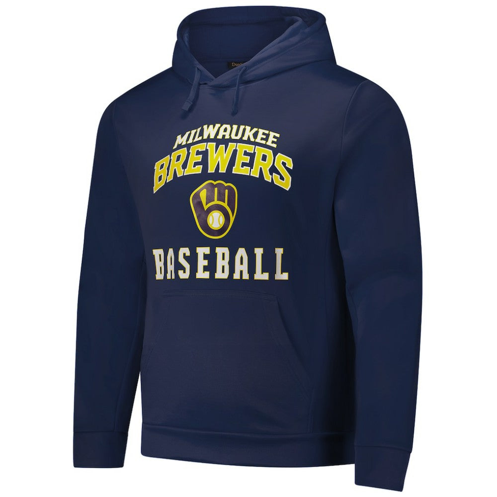 Milwaukee Brewers Dunbrooke Champion Pullover Hoodie Navy