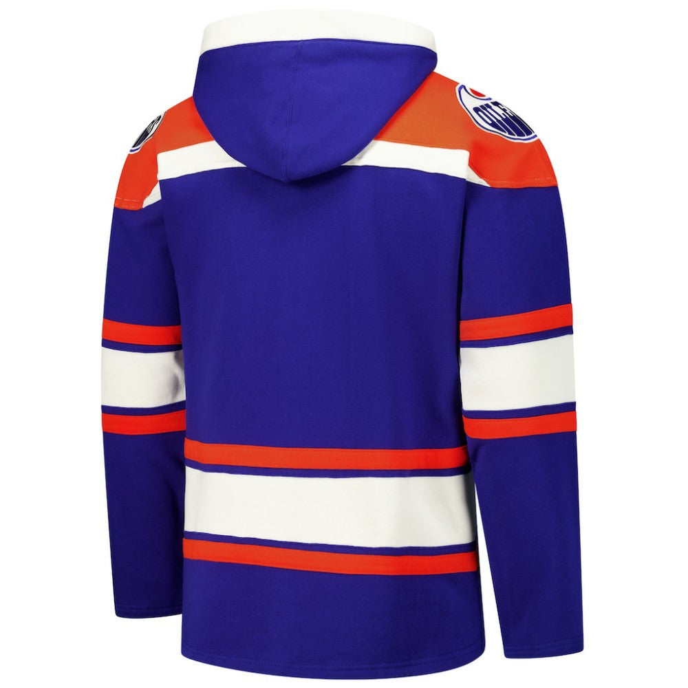 Edmonton Oilers '47 Superior Lacer Hoodie Royal