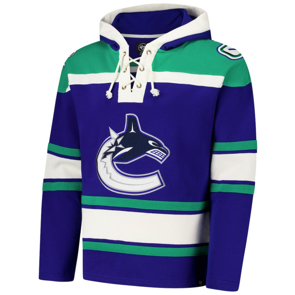 Vancouver Canucks '47 Superior Lacer Hoodie Royal