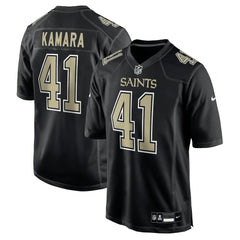 Alvin Kamara New Orleans Saints Fashion Game Jersey - Carbon Black