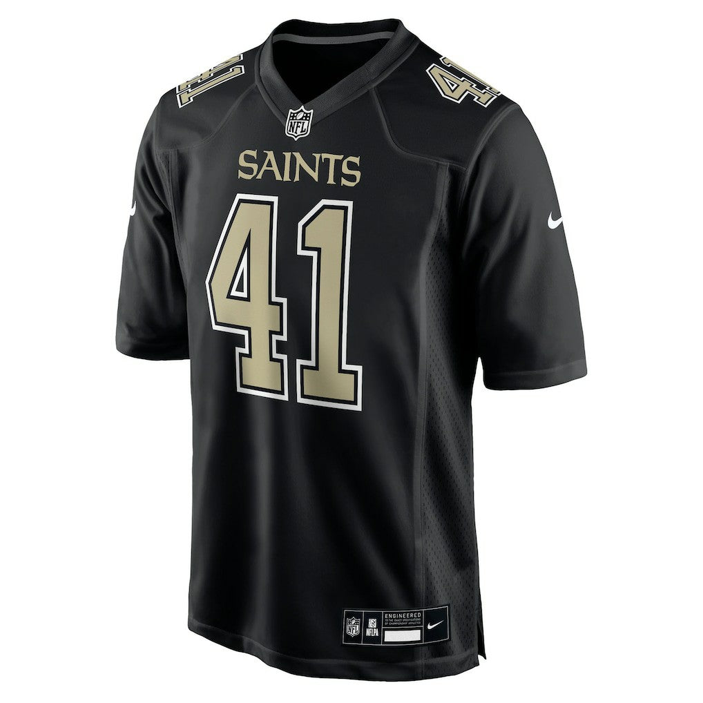 Alvin Kamara New Orleans Saints Fashion Game Jersey - Carbon Black