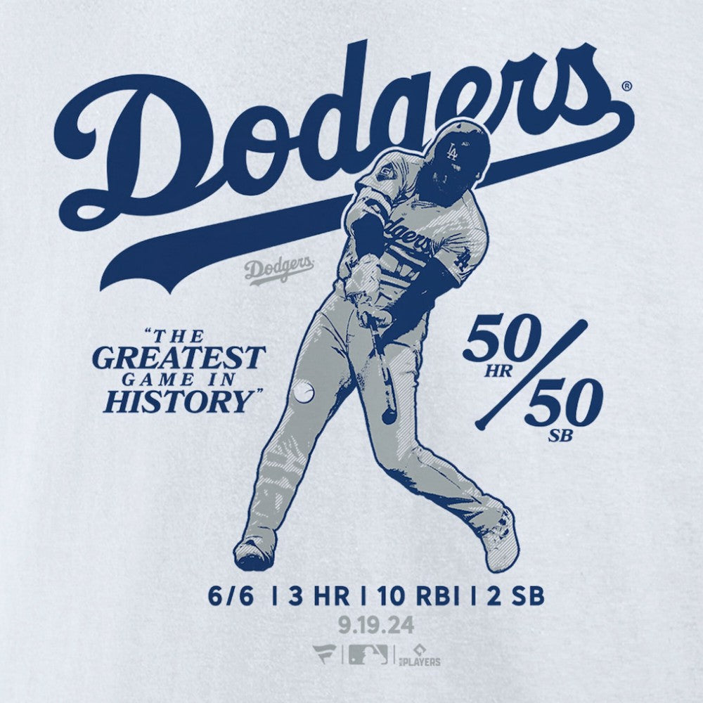 Shohei Ohtani Los Angeles Dodgers 6 for 6 T-Shirt White