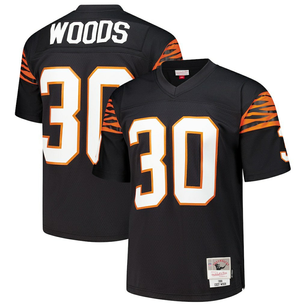 Ickey Woods Cincinnati Bengals 1988 Legacy Replica Jersey - Black on sale