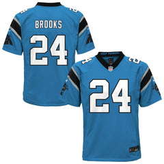 Jonathon Brooks Carolina Panthers Youth Game Jersey - Blue