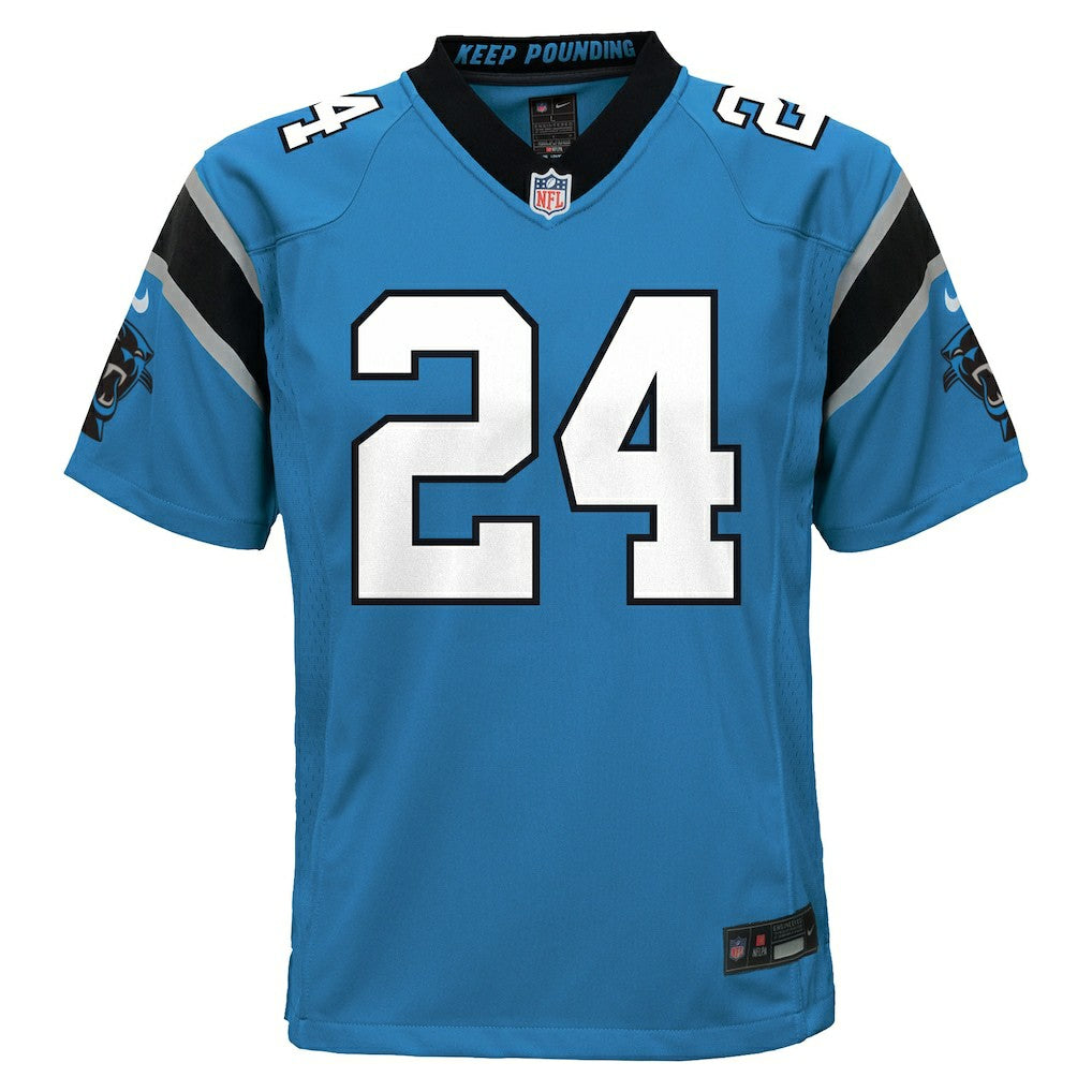 Jonathon Brooks Carolina Panthers Youth Game Jersey - Blue