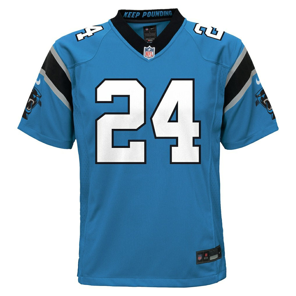 Jonathon Brooks Carolina Panthers Youth Game Jersey - Blue