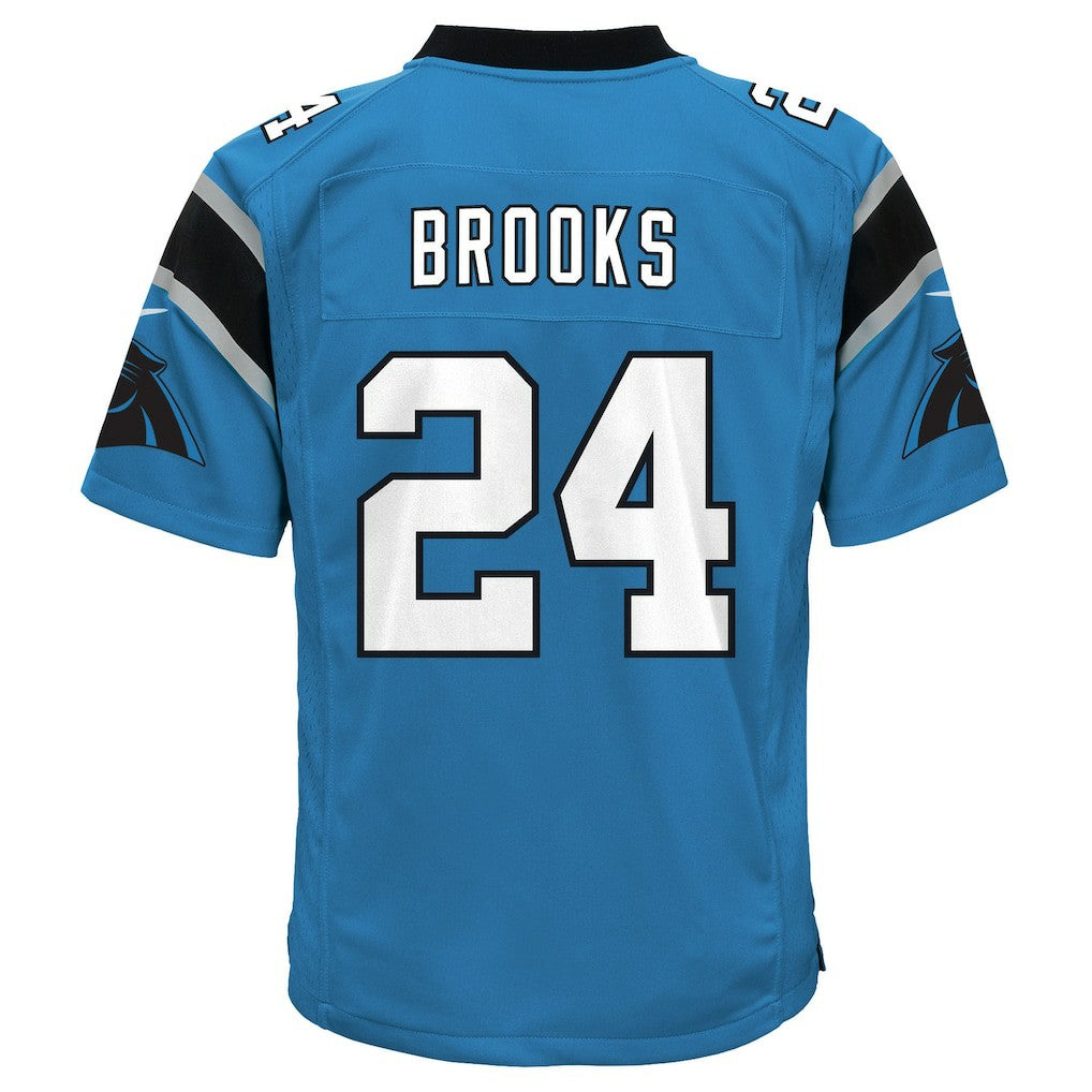 Jonathon Brooks Carolina Panthers Youth Game Jersey - Blue