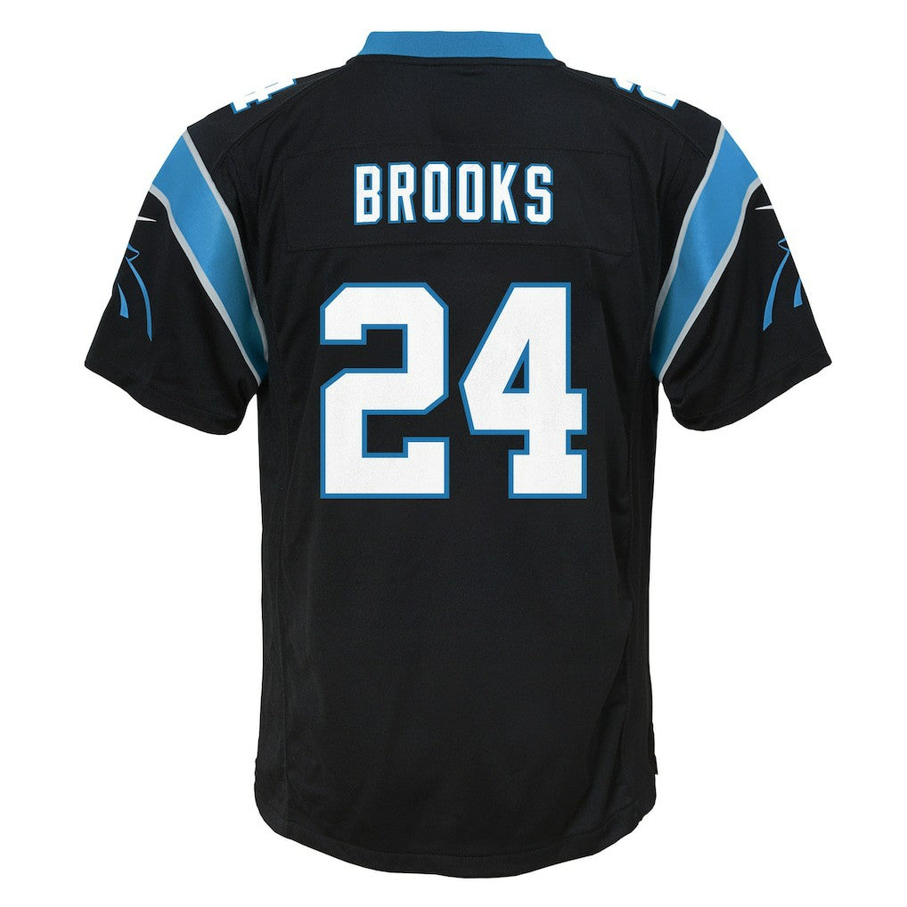 Jonathon Brooks Carolina Panthers Youth Game Jersey - Black