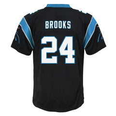 Jonathon Brooks Carolina Panthers Youth Game Jersey - Black