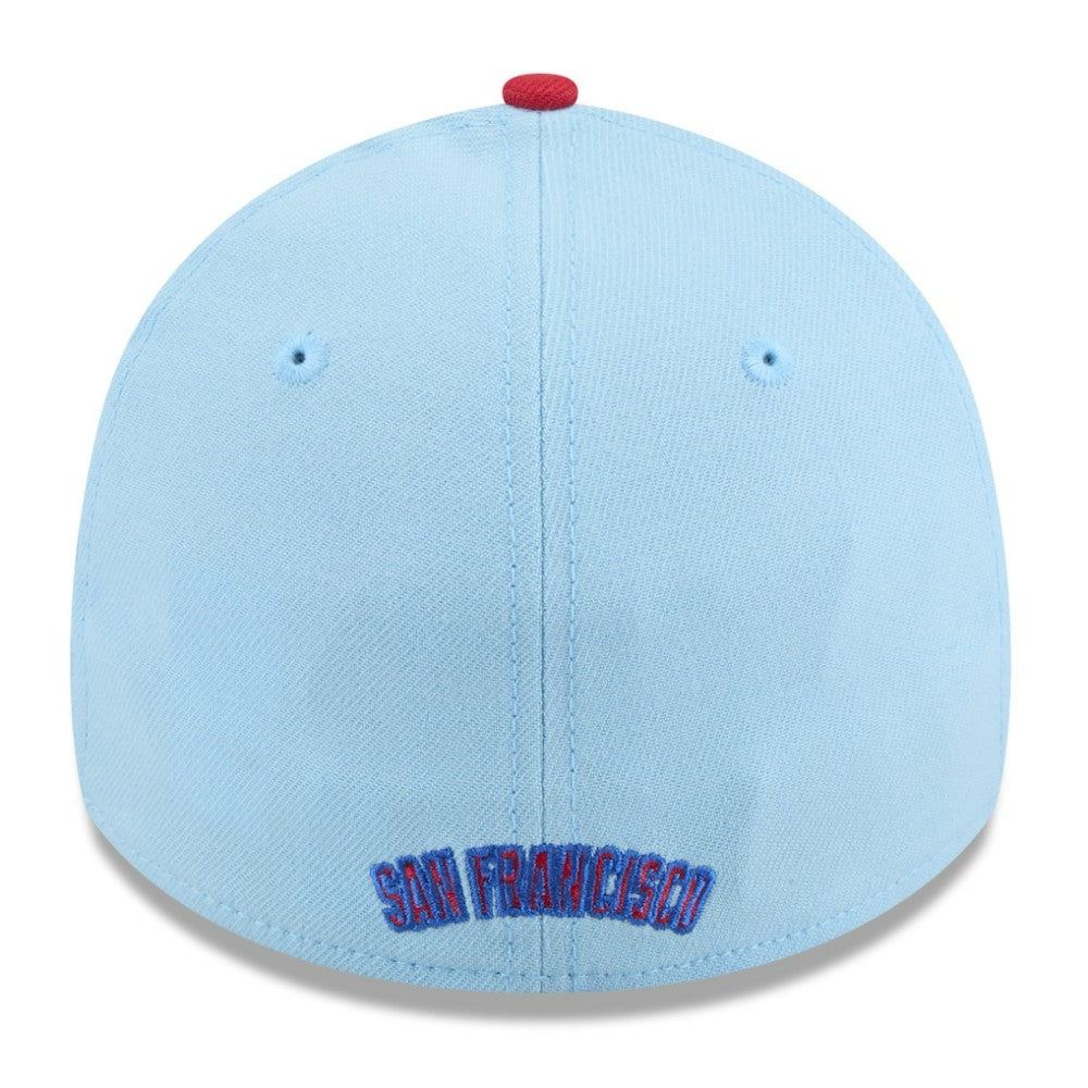San Francisco Giants 2025 Fourth of July 39THIRTY Flex Hat Light Blue/Red | New Era