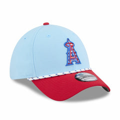 Los Angeles Angels 2025 Fourth of July 39THIRTY Flex Hat Light Blue/Red | New Era
