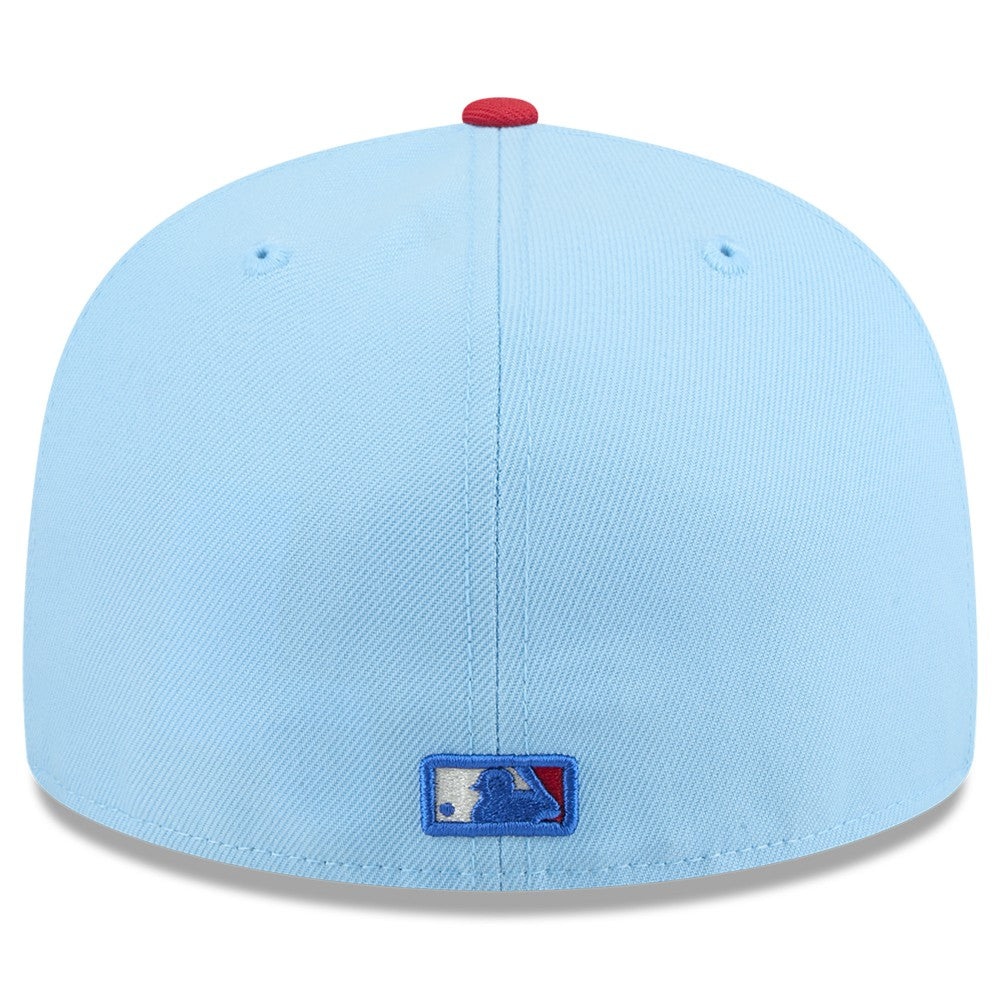 Los Angeles Angels 2025 Fourth of July 59FIFTY Fitted Hat Light Blue/Red | New Era