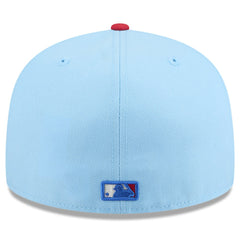 Los Angeles Angels 2025 Fourth of July 59FIFTY Fitted Hat Light Blue/Red | New Era