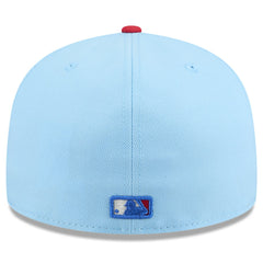 Miami Marlins 2025 Fourth of July 59FIFTY Fitted Hat Light Blue/Red | New Era
