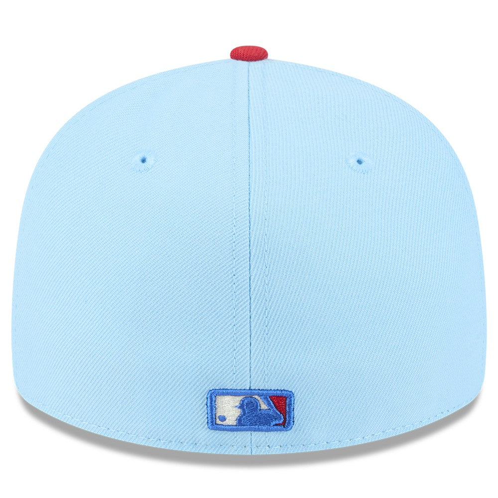 Los Angeles Angels 2025 Fourth of July Low Profile 59FIFTY Fitted Hat Light Blue/Red | New Era