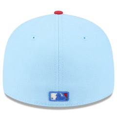 Los Angeles Angels 2025 Fourth of July Low Profile 59FIFTY Fitted Hat Light Blue/Red | New Era