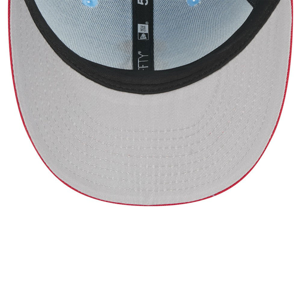 Los Angeles Angels 2025 Fourth of July Low Profile 59FIFTY Fitted Hat Light Blue/Red | New Era