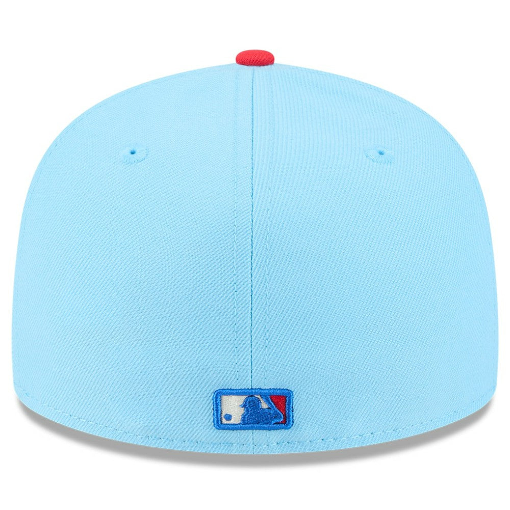 San Francisco Giants 2025 Fourth of July Low Profile 59FIFTY Fitted Hat Light Blue/Red | New Era
