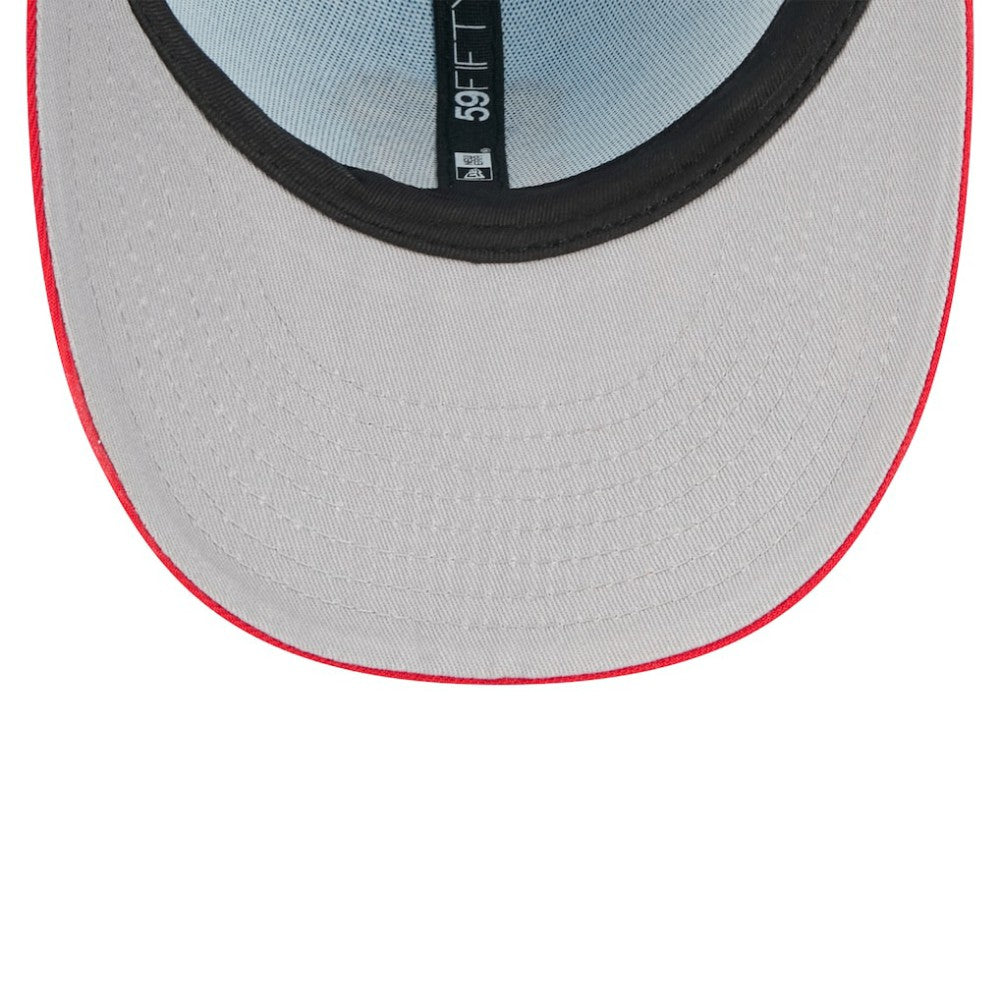 San Francisco Giants 2025 Fourth of July Low Profile 59FIFTY Fitted Hat Light Blue/Red | New Era