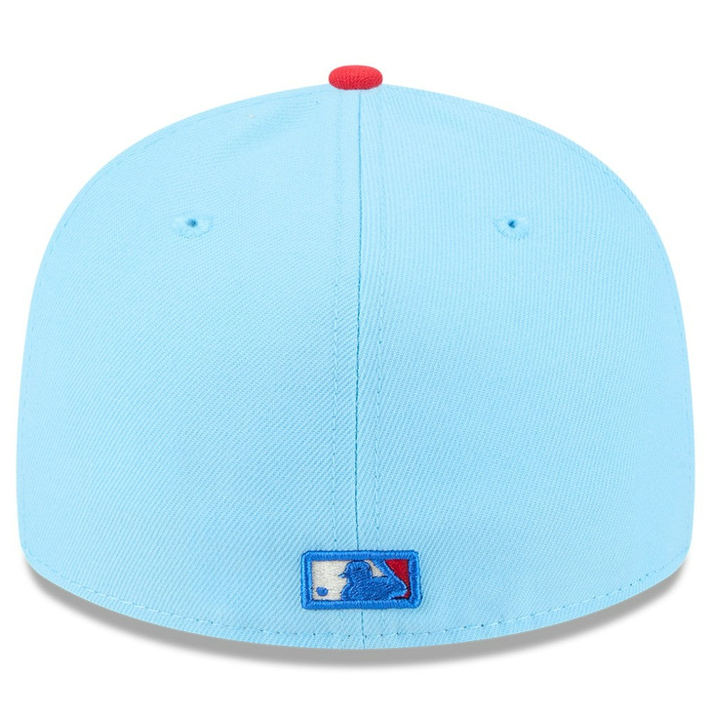 San Diego Padres 2025 Fourth of July Low Profile 59FIFTY Fitted Hat Light Blue/Red | New Era