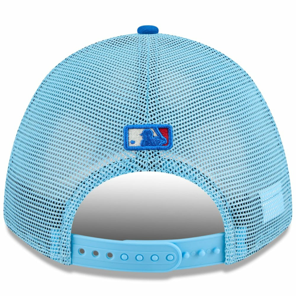 Colorado Rockies 2025 Fourth of July 9FORTY A-Frame M-Crown Adjustable Trucker Hat Light Blue/Blue | New Era