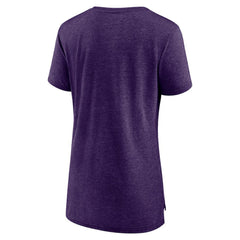 Tampa Bay Rays Women's Cooperstown Collection Selected First Tri-Blend T-Shirt Purple