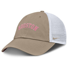 Houston Astros Unisex Mother's Day Club Trucker Adjustable Hat Khaki/White | Nike
