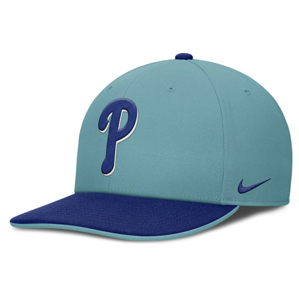 Philadelphia Phillies Father's Day Pro Performance Snapback Hat Turquoise | Nike