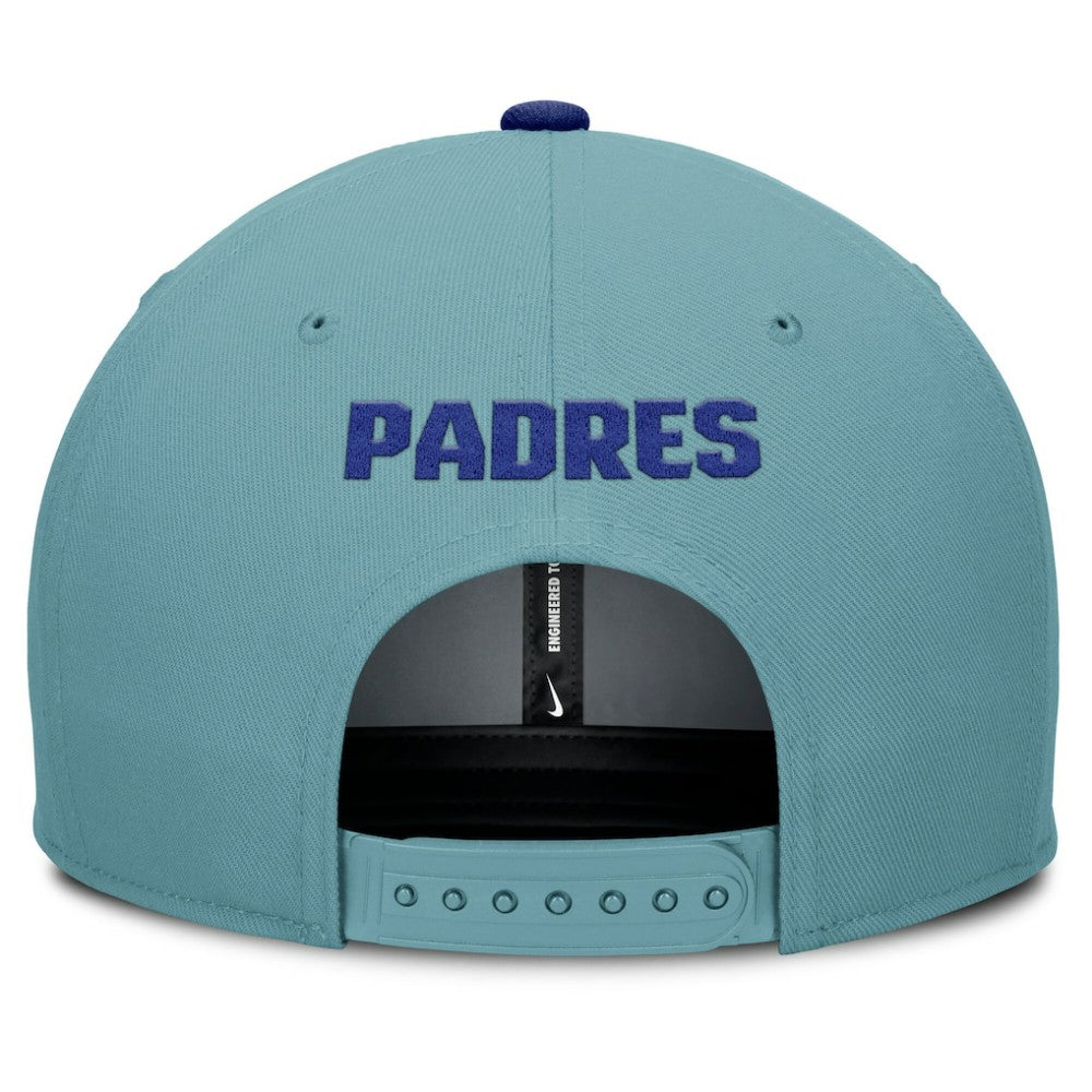 San Diego Padres Father's Day Pro Performance Snapback Hat Turquoise | Nike