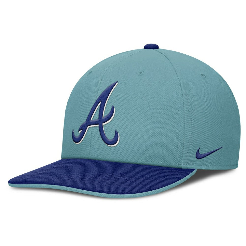 Atlanta Braves Father's Day Pro Performance Snapback Hat Turquoise | Nike