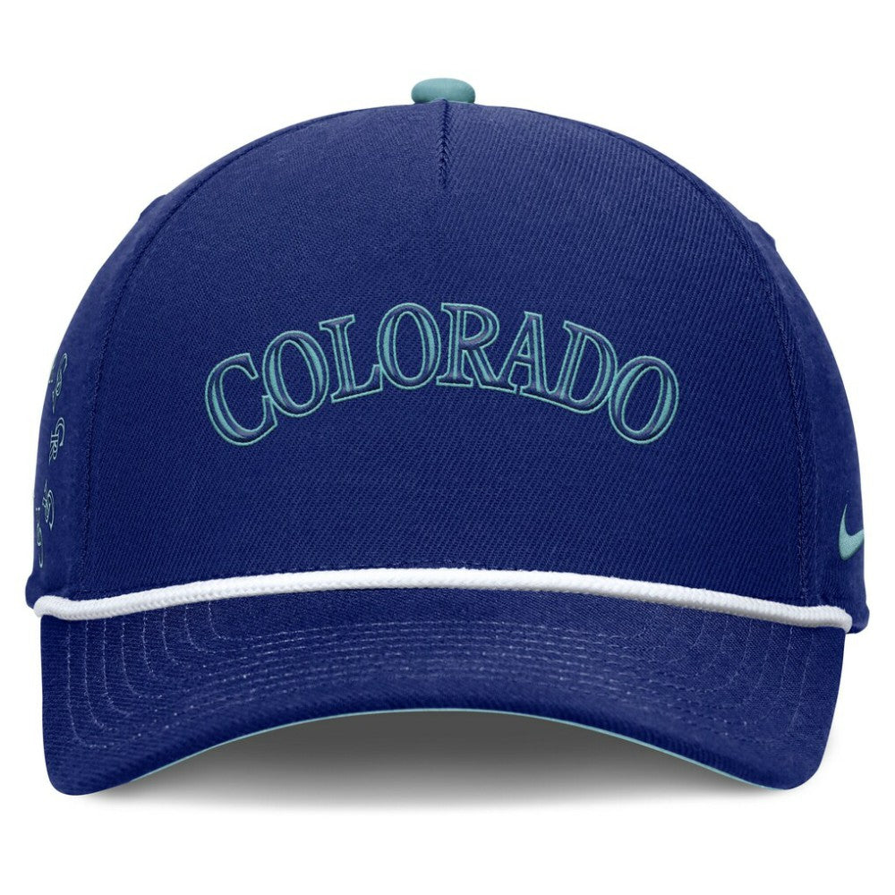 Colorado Rockies Father's Day Rise Adjustable Hat Royal | Nike