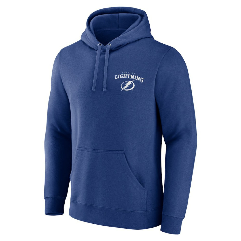 Tampa Bay Lightning Blue Team Lockup Pullover Hoodie
