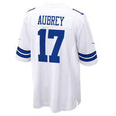 Brandon Aubrey Dallas Cowboys Game Jersey - White
